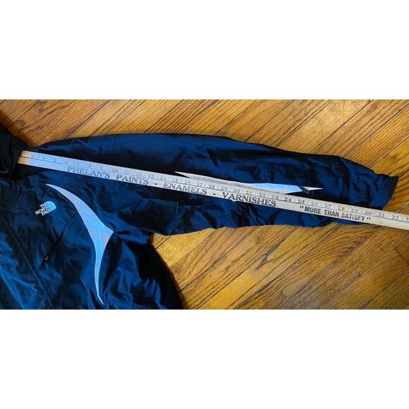 North Face Jacket Womens L Black HyVent Detach Hood Waterproof Rain Outdoor Coat - Picture 11 of 16